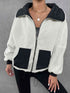 'Zelda' Collared Contrast Jacket - Celes Fashion